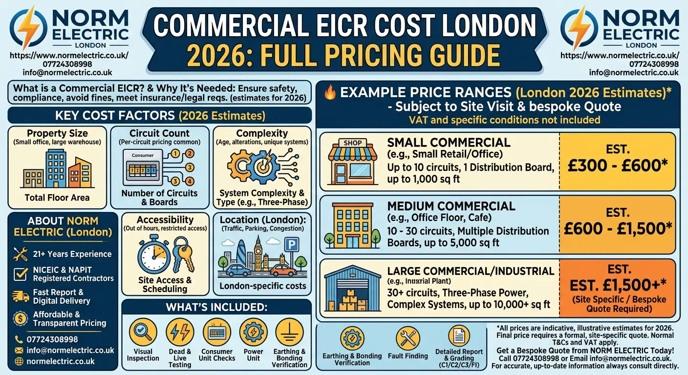 Commercial EICR Cost London 2026 Full Pricing Guide-1