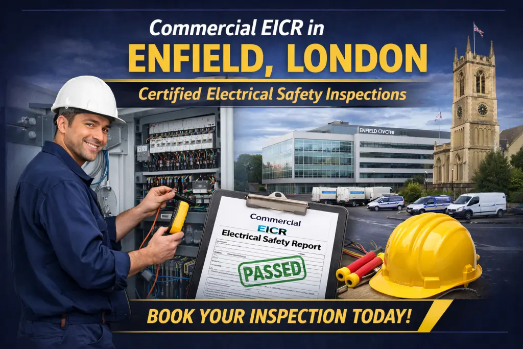 Commercial EICR Enfield London Certified Electrical Safety Inspections