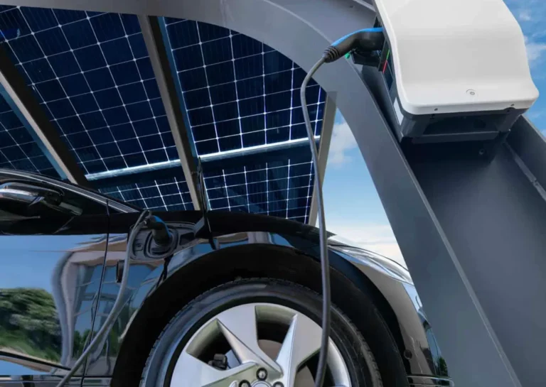 EV-integrated solar carports