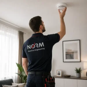 domestic smoke detector installation