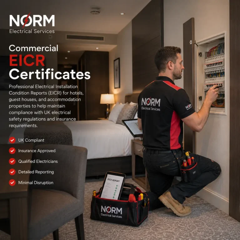 Commercial EICR Certificates HOTEL