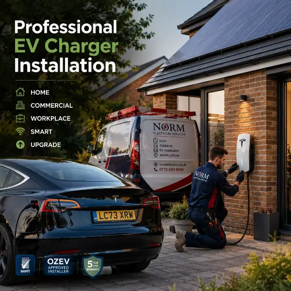 Professional EV charger installation service