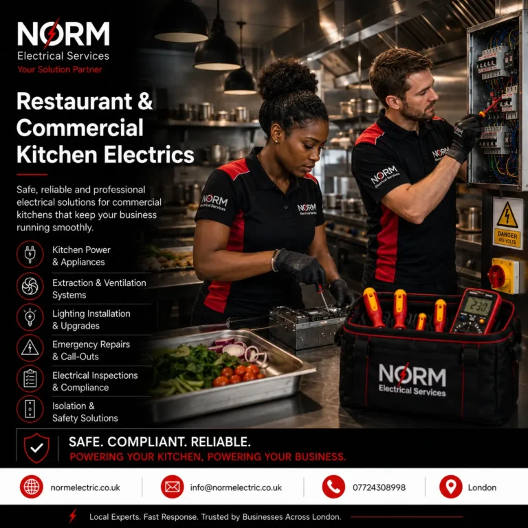 Restaurant and Commercial Kitchen Electrics