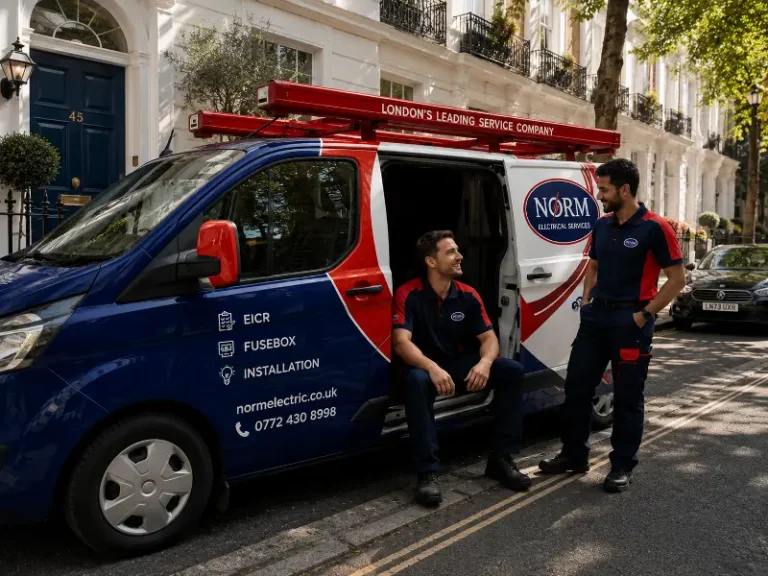 Electrical installation team