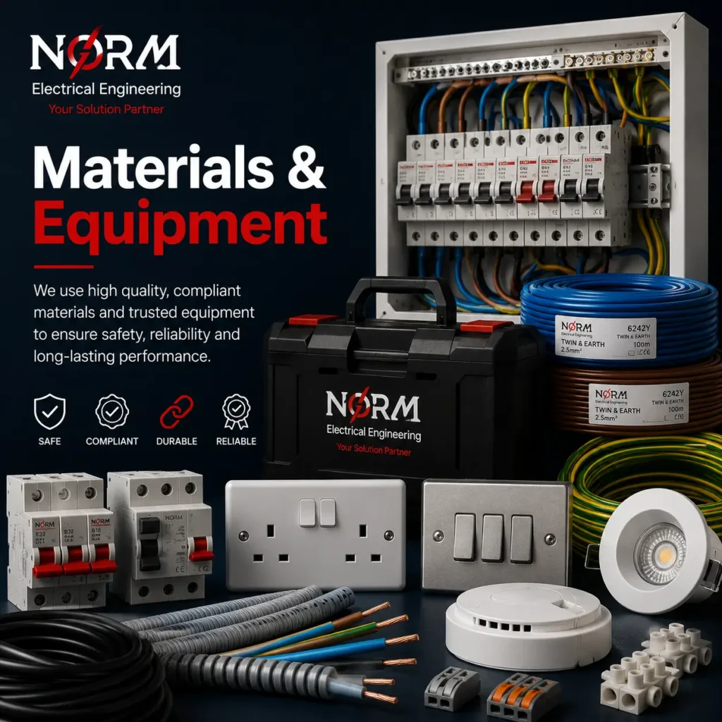 materials and equipment