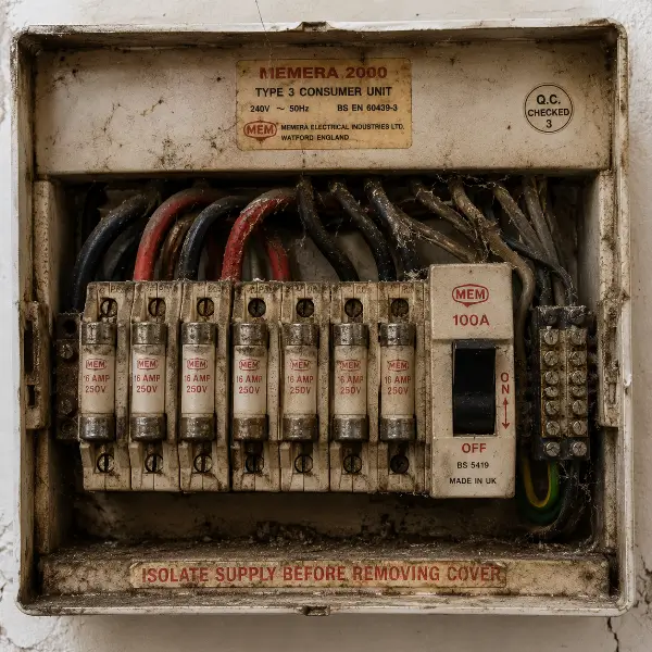 old fuse box