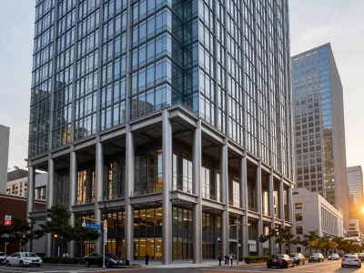 Commercial buildings fire alarm installation