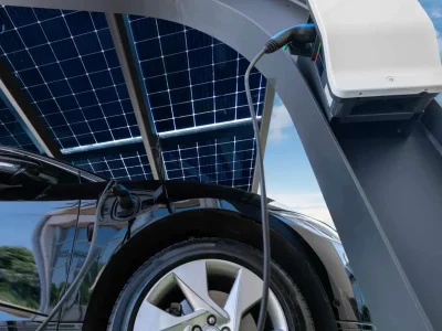 EV-integrated solar carports