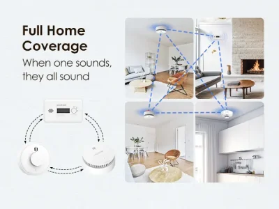 Interlinked smoke alarm systems for hmo