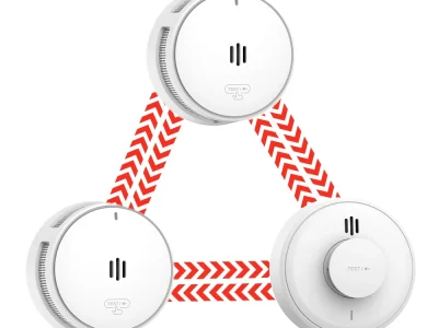 Interlinked systems fire alarm