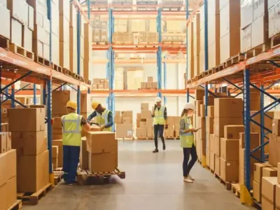 Warehouses fire alarm installation